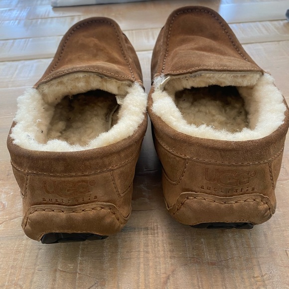 UGG MEN loafers leather genuine sheepskin slip ons - Picture 5 of 12